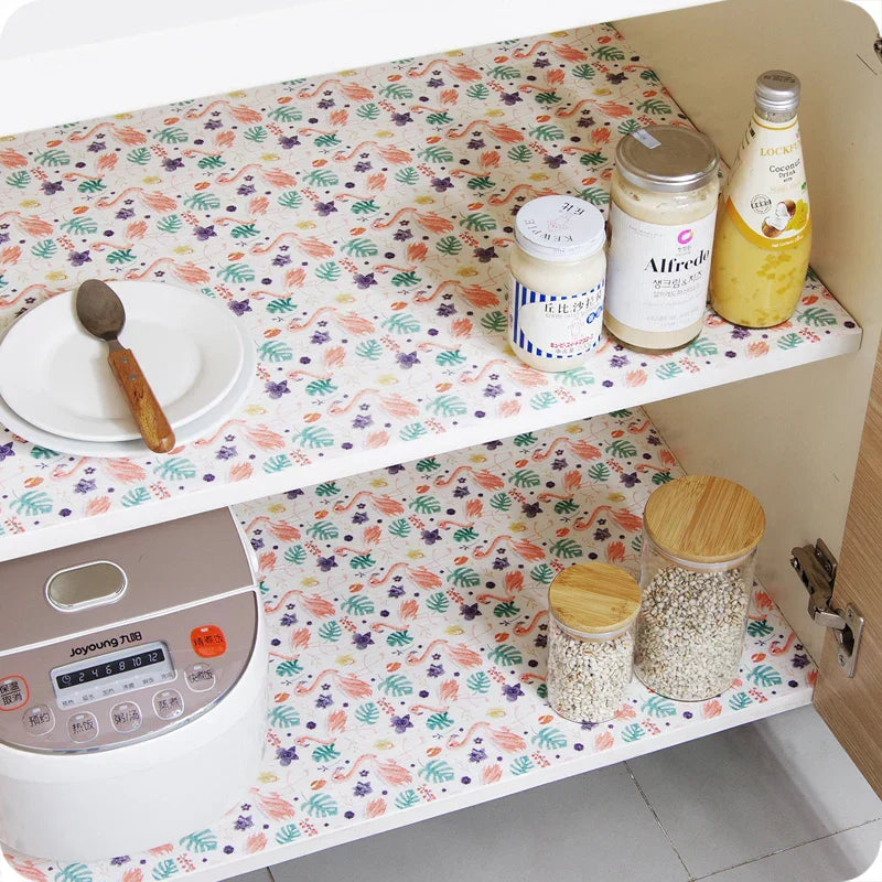 Set Of 3 Water Proof Kitchen Shelve | Table | Cabinet Protector Liners