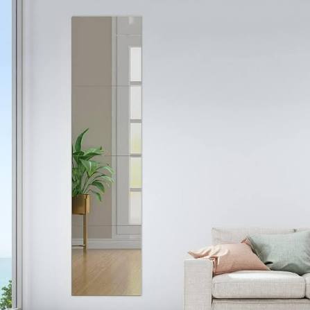 Acrylic Mirror Wall Stickers | Waterproof Self-Adhesive